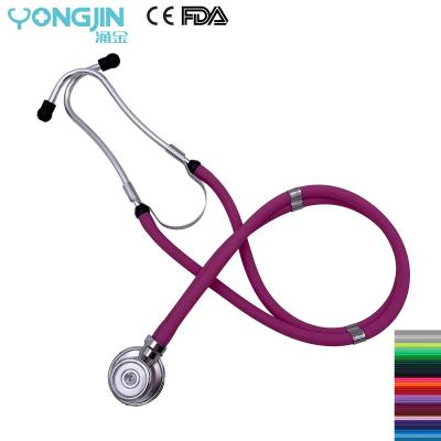 China Heart/Lung Pulse Sounds/Whispers Gastrointestinal Peristalsis YJ S2224-DR Sprague Rappaport Dual Tube Fetal Colorful Medical Stethoscope Outdoor for sale