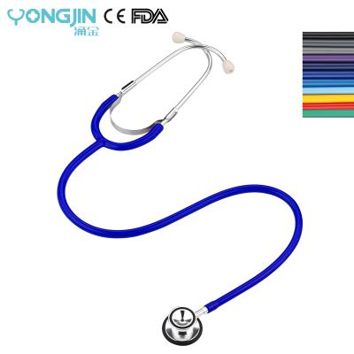 China Cheapest Colorful Medical Pulse Heart Sounds YJ S4102-IN Children's Aluminum Head Stethoscope for sale