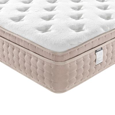 China New 5 7 9 Zone Pocket Coil Latex Memory Foam Convertible Box Springs In A Box Purple Double Bed Mattress King Size For Bedroom for sale