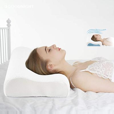 China GOOD NIGHT Therapy Soft Cushions Best Quality Comfort Care Elastic Cooling Gel Infused Memory Foam Neck Home Pillow for sale