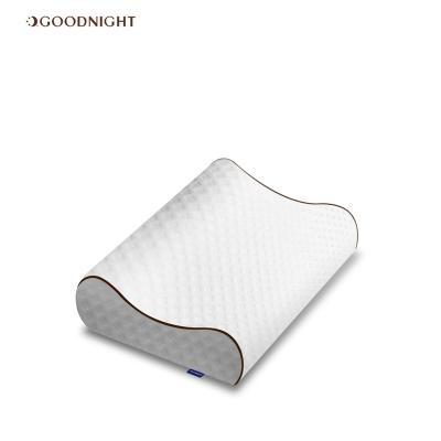 China Home GOOD NIGHT Therapy Sofa Knitted Fabric Bamboo Fiber Headset Rest Comfort Bed OEM Hotel Sleep Memory Foam Pillow for sale