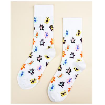 China Wholesale High Quality Breathable Animals Support Colorful Funny Crew Socks Unisex Happy Socks for sale