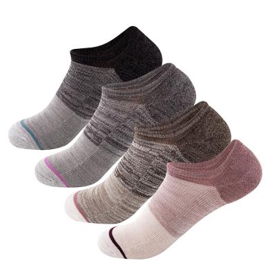 China Yiheng Breathable Fashion Multicolor Stocking Cut Slouch Socks For Women Soft Bamboo Fiber No Show Socks for sale