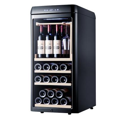 China High Quality Constant Temperature Wine Fridge and Humidity Zone Compressor High Quality Single Wine Cooler Sensitive Touch Screen for sale