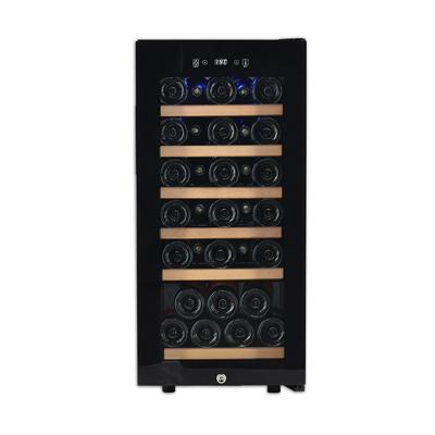 China Hotel Display Wine Compressor Wine Cooler 30 Bottles Cooler for sale