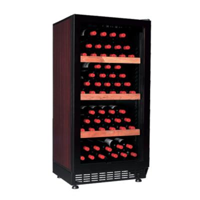 China Hotel Bacchus 188L Wine Fridge Wholesale Compressor Cooling Wine Cooler for sale