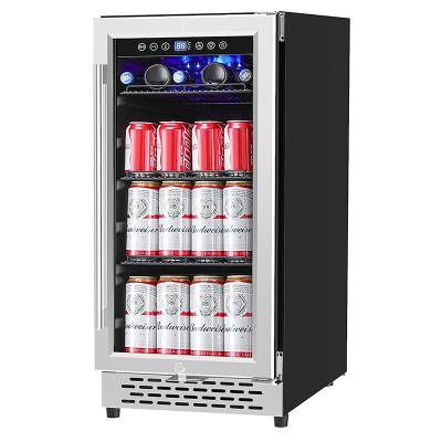 China Hotel Wholesale Wine Coolers Drink Mini Wine Fridge and Beverage Constant Temperature Cooler and Humidity Beverage Fridge for sale