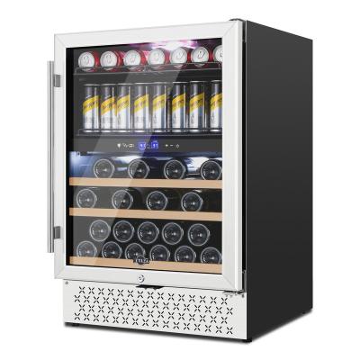 China Hotel Factory Supply Wine Fridge Beverage Cooler Fridge For Bar Hotel for sale