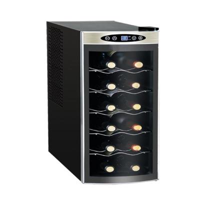 China Hotel Zone Commercial Single Cooler Wine Maker Electrical Wine Refrigerator for sale