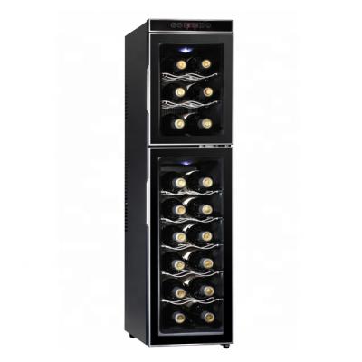 China Glass Cooler Refrigerator Hotel Wine Cellar Compressor Beverage Refrigerator Electric Wine Cooler for sale