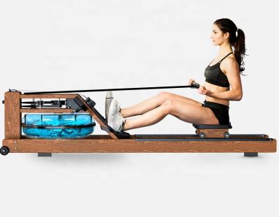 China Electromagnetic Control FactoryBest Selling Water Wooden Rower Indoor Commercial Rowing Machine For Fitness for sale