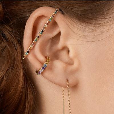 China TRENDY Gaby Gold ear cuffs and wraps hook earrings for women slap earrings clip on non pierced earrings for sale