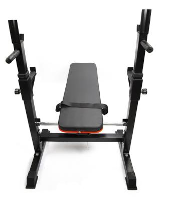 China Professional Exercise Fitness Folding Barbell Rack Weight Bench for sale