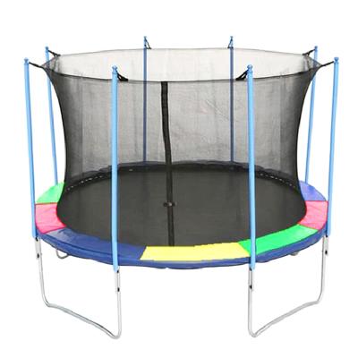 China With protective net 6ft-16ft outdoor garden trampoline kids jumping bed round bungee trampoline for sale for sale