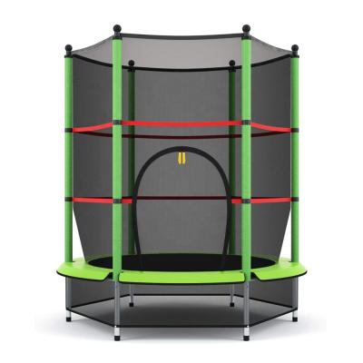 China With Protective 4.5FT Bungee Net Indoor Trampoline With Safety Net for sale