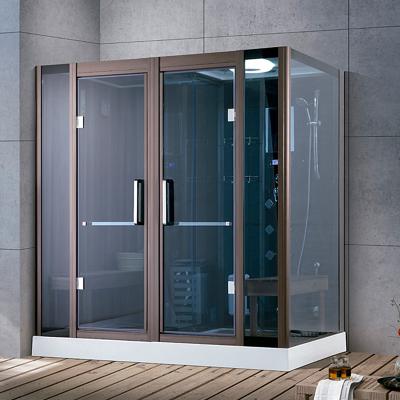 China Sauna Steam Bath Luxury Steam Sauna Combination Room Dry Wet Steam Shower Cabin for sale