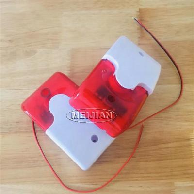 China Shenzhen Home Professional Factory Strong Recommend DC12V Mini Strobe Wired Sound and Red Flashing Light Siren for sale