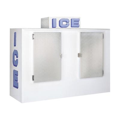 China Outdoor Single-temperature Gas Station Use Cube Bags Storage Ice Freezer Merchandiser for sale