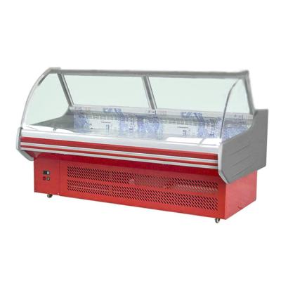 China Single-temperature Commercial Refrigeration Equipment Hot Food Showcase Deli Counter for sale