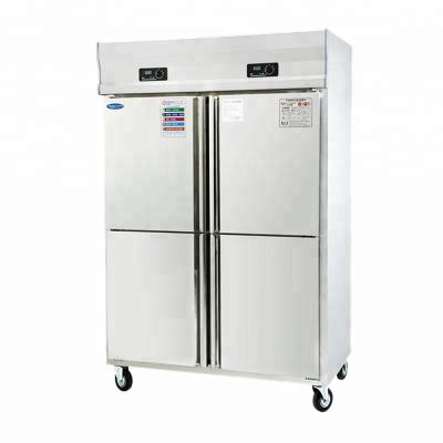 China COMPRESSOR Industrial Stainless Steel Kitchen Freezer Hotel Refrigerator for sale