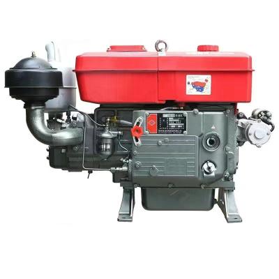 China Water-cooled small diesel engines 20hp 24hp 30hp 2200rpm Single Cylinder Water Cooled Diesel Engine for sale