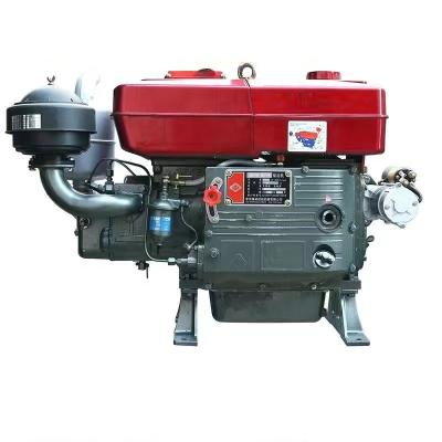 China Water-cooled walking tractor diesel engine 20hp 2200rpm Single Cylinder Water Cooled Diesel Engine for sale