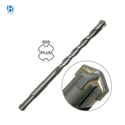 China S4 Flute Masonry Drilling 4 Cutters Brocas Carbide Head Full SDS Concrete Plus Hammer Drill Bit For Granite Stone for sale