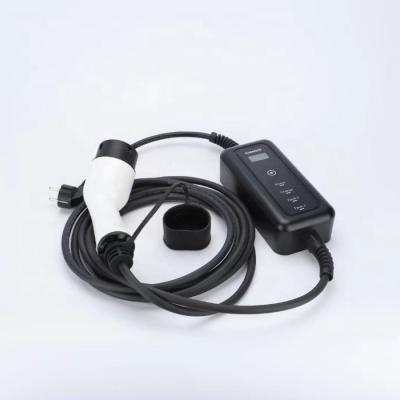 China 8-32A Adjustable EV Charger GBT Type1 Type2 3.5KW 7KW 11KW 22KW for EV Portability for sale