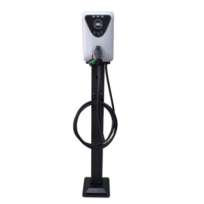 China Commercial Portable Wallbox EV Charger with 5m Charging Cable and 7kW Output Power for sale