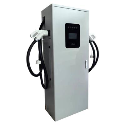 China AC380V±120% Voltado de entrada Instalado en el suelo Estación de carga de automóviles EV de 80KW para vehículos eléctricos en venta