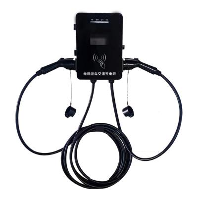 China 220v-380v Type 2 16a 32a EV Charger Wallbox for 7kw 11kw 22kw Solar Charging Station for sale