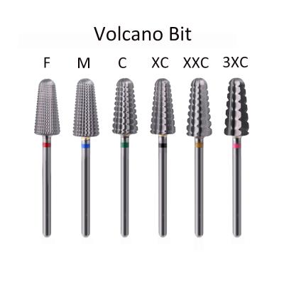 China Nail Beauty Salon Nail Drill Bit 3/32 Set 2 Carbide Drill Bit Kit For Nail Drill Machine for sale