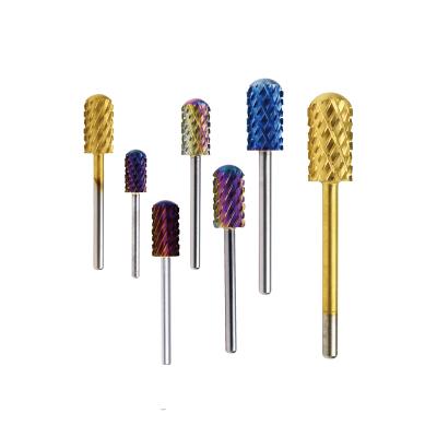 China Fastest Wash Out Acrylics / Gel.One Directional Best Carbide Nail Drill Bit Seller-Wholesale Tungsten Nail Bits Ranking Manicure for sale