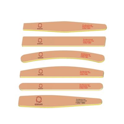 China Dustless Premium Nail File Folder 80/100 Strip Auto Nail File for sale