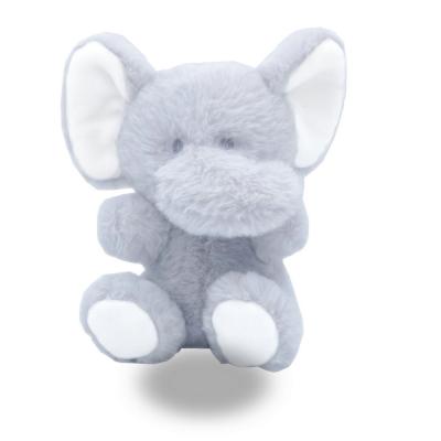 China Hot Selling Cute Fun Stuff Free Sample 6 Inch Gray Elephant Plush Toys Stuffed Small Animal For Promotion And Children for sale