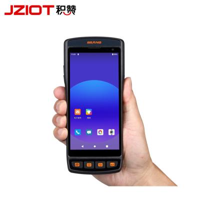 China Rugged Style 5.5-Inch Android 11 Handheld Computer Pda Industrial Scanner With Printer NFC for sale