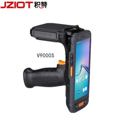 China 5.5 Inch Uhf Handheld Reader RFID Reader Pda With Handle Pistol Grip Android 11 for sale