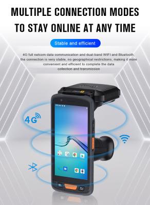 China Custom Factory Android 11 4g Rfid Waterproof Mobile Data Terminal Industrial Handheld Rugged Pdas for sale