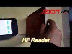 library handheld reader with antenna wifi bluetooth portable 13.56mhz hf rfid reader writer module
