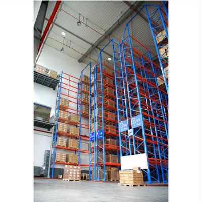 China Suitable For Outdoor VNA Storage Racking Industrial Warehouse Double Deep Pallet Rack Manufacturer for sale