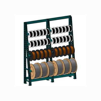 China Factory direct corrosion protection cable reel stretch cantilever drum type stretching roll storage for sale