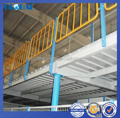 China Multi Function Industrial Storage / Warehouse Mezzanine Multilevel Storage Mezzanine Racking for sale