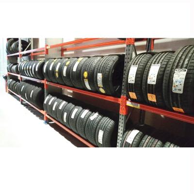 China Suitable for outdoor powder coating heavy duty metal storage truck steel piling tires stretch for warehouse for sale