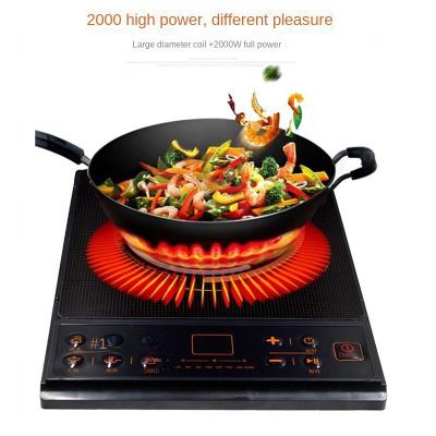 China Household 2100W Household Kitchen Appliances Single Burner Induction Push Button Type Cooker for sale