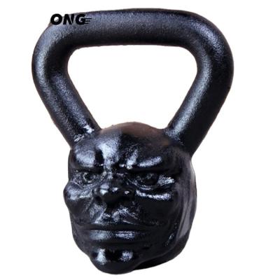 China Universal wholesale custom logo china top grade cast iron monster skull kettlebell for sale