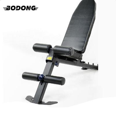 China Modern Gym Used Portable Training Adjustable Drop Flat Lay Weight Bench for sale