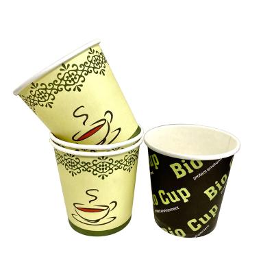 China Disposable customized paper cups for dringks coffee water for sale