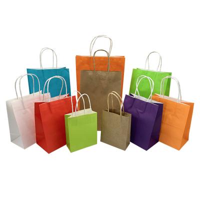 China Disposable disposable paper bags, beautiful custom-made paper bags, produce precise and beautiful printing for sale