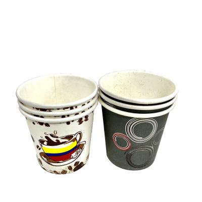 China Factory direct sale disposable logo printed hot coffee cup double ripple disposable wallpaper for sale