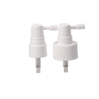 China Non Spill 18mm 18410 24mm Long Nozzle 24410 Medical Use Long Mouth Throat Oral Nasal Spray Pump for sale